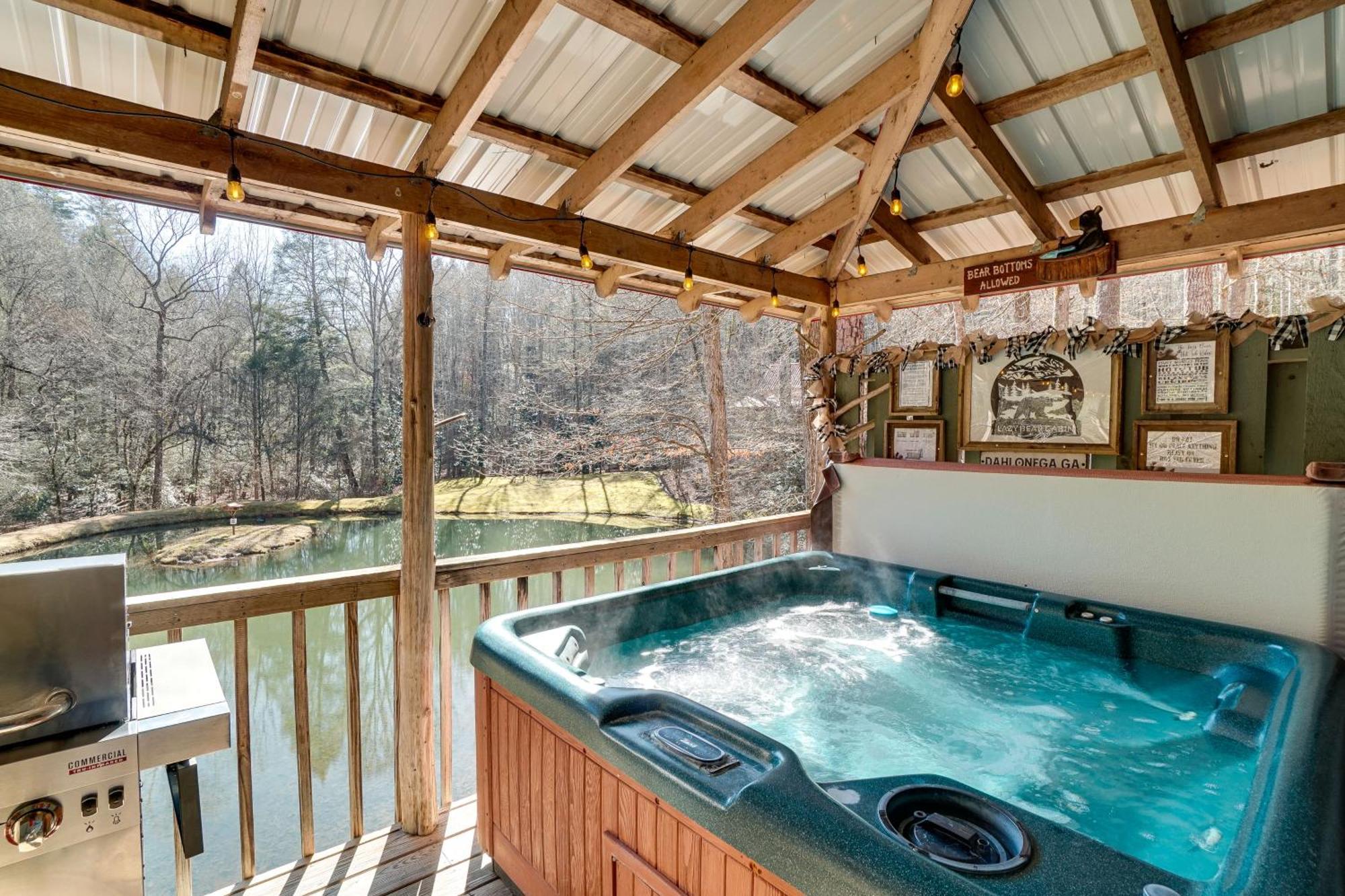 Вилла Secluded Family Retreat In Dahlonega With Hot Tub! Экстерьер фото
