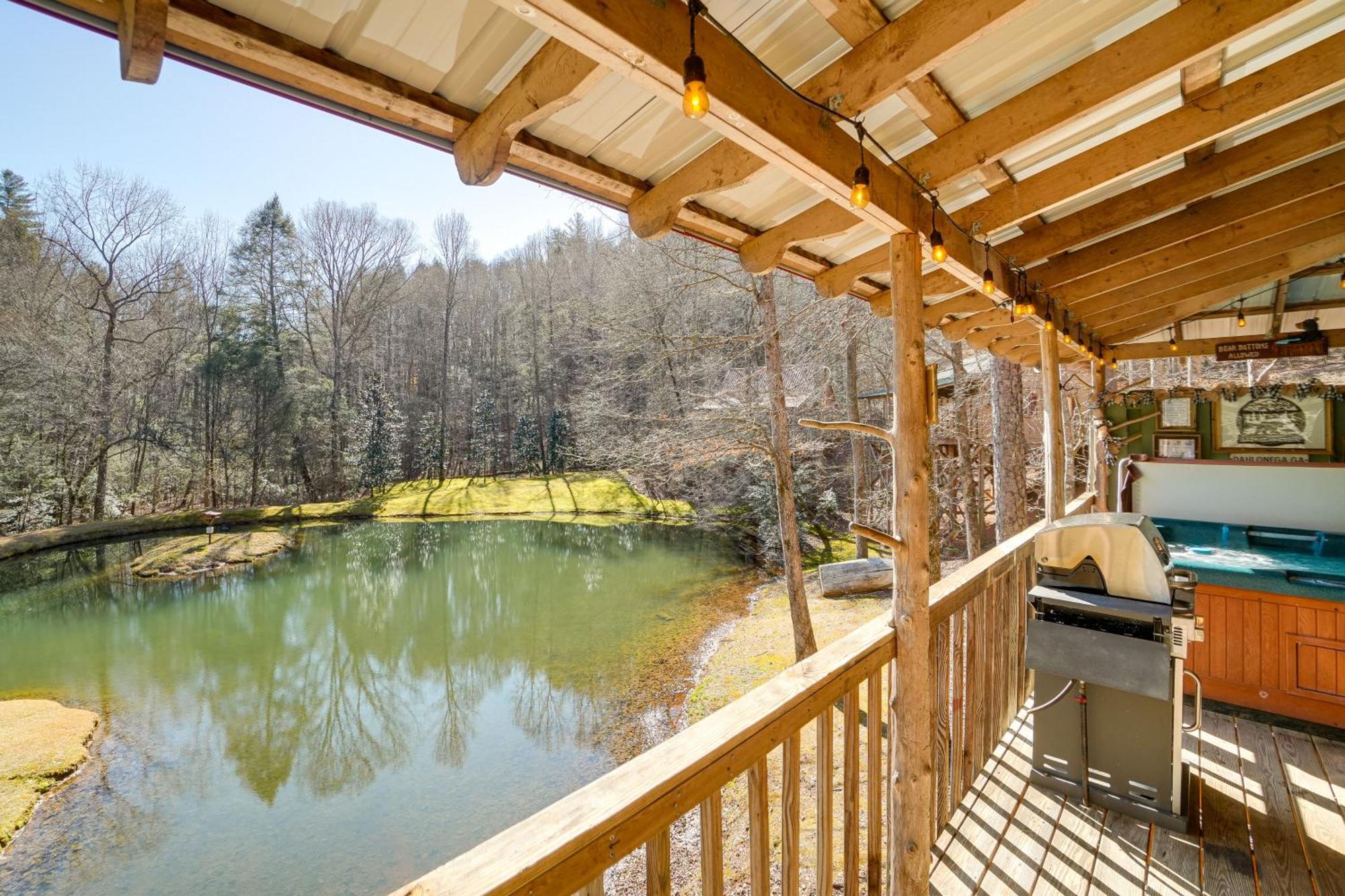 Вилла Secluded Family Retreat In Dahlonega With Hot Tub! Экстерьер фото