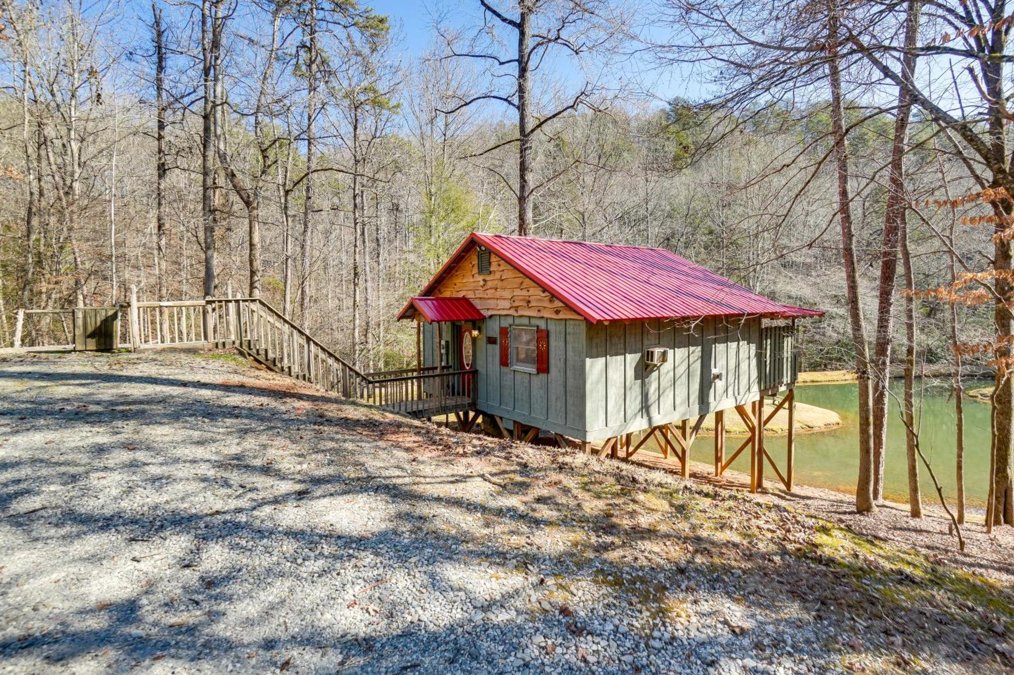 Вилла Secluded Family Retreat In Dahlonega With Hot Tub! Экстерьер фото